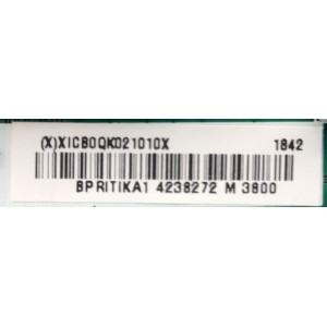 MAIN PARA SMART TV VIZIO 4K (3840x2160) NUMERO DE PARTE XICB0QK021 / 715G9182-M02-B00-005K / (X)XICB0QK021010X / DISPLAY HV650QUBN90 /PANEL TPT650J1-QUBN90.K REV:98P0E / MODELO E65-F1